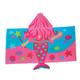 Stephen Joseph, Unisex Kids Bath and Beach Soft Cotton Velour Hooded Towel, Size 46”x24", Pink Mermaid, One size