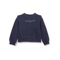 Tommy Hilfiger Girl's Essential Sweatshirt Sweater, Twilight Navy, 12