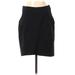 Zara Casual Skirt: Black Solid Bottoms - Women's Size Small