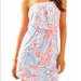 Lilly Pulitzer Dresses | Lilly Pulitzer Windsor Strapless Dress | Color: Blue/Pink | Size: Xxs