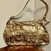 Michael Kors Bags | Michael Kors Gold Metallic Leather Shoulder Bag | Color: Gold | Size: Os