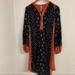 Free People Dresses | Free People Tunic Dress Long Sleeve Boho Floral | Color: Black/Red | Size: Xs