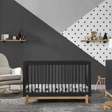 Delta Children Poppy 4-in-1 Convertible Crib Wood in Gray | 34 H x 54.25 W in | Wayfair W128130-1372