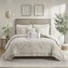 Harbor House Suzanna Tufted Chenille Embroidered Medallion 3 Piece Cotton Duvet Cover Set Cotton in Brown | King Duvet Cover + 2 King Shams | Wayfair