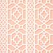 Schumacher Zanzibar Trellis 27' L x 27 " W Wallpaper Roll Paper in Orange/White | 27 W in | Wayfair 5006946