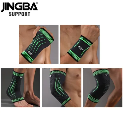 JINGBA – équipement de protection des genoux SUPPORT de bracelet Support de cheville coudières