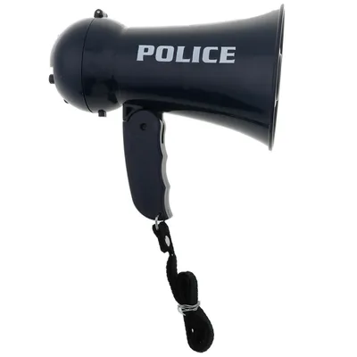 Haut-parleur mégaphone de police pour enfants son de sirène jeu pour enfants