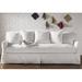 Birch Lane™ Wendell 90" Slipcovered Sofa, Wood in Black/Brown/Green | 38 H x 90 W x 43 D in | Wayfair EA469B805FE54D58ACFB367E653217BB
