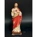 The Holiday Aisle® Hodgeman Sacred Heart of Jesus Figurine Resin in Red/White | 6 H x 1.5 W x 1.5 D in | Wayfair 5B6ED703DB9D4BA0A9C795F03E5DF17A