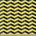 East Urban Home fab_39851_Yellow Chevron By The Yard, Black & Yellow Chevron Pattern Danger Hazard Warning Sign Stripes Zigzag | 36 W in | Wayfair