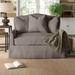 Accent Chair - Birch Lane™ Wendell Slipcovered Chair & a Half Polyester in Brown | 38 H x 52 W x 43 D in | Wayfair FBDD5404684540B887DC7F707908F50E