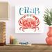 Breakwater Bay Beach House Kitchen III by Lisa Audit - Wrapped Canvas Painting Print Canvas in Blue/Red/White | 20 H x 20 W x 1.25 D in | Wayfair