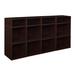 Ebern Designs Niche Cubo Storage Organizer Open Bookshelf Wood in Brown | 32.5 H x 52 W x 13 D in | Wayfair 31B77A20B2EB4DE98778786BDDB38202