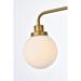 Elegant Lighting Hanson 37 Inch 4 Light Bath Vanity Light - LD7036W38BR