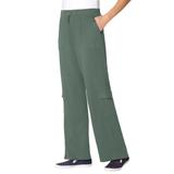 Plus Size Women's Pull-On Knit Cargo Pant by Woman Within in Pine (Size 18/20)