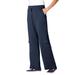 Plus Size Women's Pull-On Knit Cargo Pant by Woman Within in Navy (Size 12)