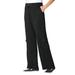 Plus Size Women's Pull-On Knit Cargo Pant by Woman Within in Black (Size 30/32)