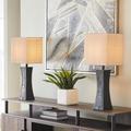 Lite Source Enkel 26 1/2" Modern Faux Wood Table Lamps Set of 2