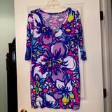 Lilly Pulitzer Dresses | Lilly Pulitzer Tee Shirt Dress | Color: Pink/Purple | Size: L
