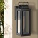 Hinkley Sag Harbor 16 1/4" High Black Outdoor Wall Light