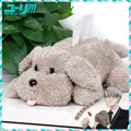 Boîte à mouchoirs en peluche pour animaux de compagnie jouet créatif mignon pour chien serviettes