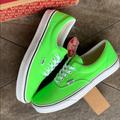 Vans Shoes | New Vans Era Neon Green Gecko White Men 11.5 | Color: Green/White | Size: 11.5