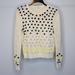 Anthropologie Sweaters | Anthropologie Moth Pom Pom Sweater Size M | Color: Cream/Green | Size: M