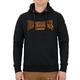 Lonsdale Herren Klassisk Ll002 Kapuzenpullover, Schwarz, M EU