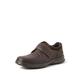 Clarks Cotrell Strap Leather Shoes in Wide Fit Size 7 Brown