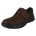 Clarks Mens Casual Shoes Cotrell Strap - Tobacco Leather - UK Size 7G - EU Size 41 - US Size 8M