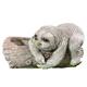 Sleeping Sloth Ornamental Plant Flower Pot Sculpture Garden Planter Home Décor Grey Gift New (Sloth Planter A)