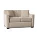 Latitude Run® Laterian 60" Square Arm Loveseat w/ Reversible Cushions Velvet/Manufactured Wood/Polyester/Other Performance Fabrics | Wayfair