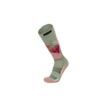 Mobile Warming Premium 2.0 Merino Heated Socks - Womens Gary/Pink Small MWWS07010221