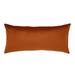 Ann Gish Duchess & Velvet Pillow Down/Feather/Polyester in Orange | 10 H x 22 W x 3 D in | Wayfair PWDV2210-SPI