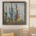Union Rustic Saguaro Forest-Premium Framed Canvas - Ready To Hang Canvas in Blue/Green/Yellow | 27.5 H x 27.5 W x 1.5 D in | Wayfair
