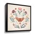 August Grove® Cottage Botanical VI - Painting Print on Canvas Canvas, Faux Fur in Green | 18 H x 18 W x 2 D in | Wayfair