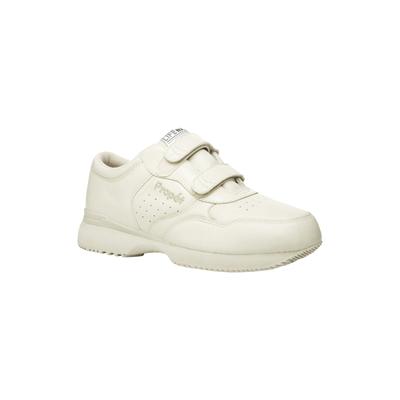 Wide Width Men's Propét® Lifewalker Strap Shoes by Propet in Sport White (Size 11 W)