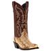 Wide Width Men's Laredo 12" Snake Print Boots by Laredo in Brown (Size 10 1/2 W)