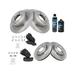 2008, 2012 Mitsubishi Outlander Front and Rear Brake Pad and Rotor Kit - TRQ