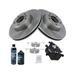 2009-2010 BMW 528i xDrive Front Brake Pad and Rotor Kit - TRQ