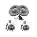 2005-2010 Ford F250 Super Duty Front Brake Pad and Rotor and Wheel Hub Kit - TRQ BKA15827