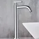 Tuqiu robinet de lavabo robinet de salle de bains froide simple mélangeur de lavabo robinet