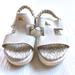 Michael Kors Shoes | Michael Kors Kids Makella Strappy Sandals Vanilla | Color: Silver/White | Size: 12g