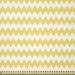 East Urban Home Ambesonne Yellow Chevron By The Yard, Old Fashioned Sharp Zigzag Stripes Geometric Sunny Summer Motif in White | 36 W in | Wayfair