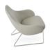 sohoConcept Gazel Lounge Chair Wire Base Metal in Gray | 33 H x 26 W x 28.5 D in | Wayfair GAZ-WIL-CHR-002