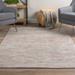 Gray 96 W in Indoor Area Rug - Gracie Oaks Mary-Alice Handmade Tufted Silver Area Rug Viscose/Wool | Wayfair 57DFF5E4A9AE422E98EFC411445DE0B9