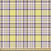East Urban Home Tartan Fabric By The Yard, Abstract Checkered Motifs Squares & Stripes Shapes Gingham Like | 36 W in | Wayfair