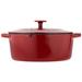 Cuisinart Chef’s Classic Enamel on Steel Round Dutch Oven w/ Lid Enameled Cast Iron/Cast Iron/Ceramic in Red | 6.57 H x 11.42 W in | Wayfair