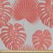 East Urban Home Ambesonne Tropical Fabric By The Yard, Print Of Big Monstera Leaves Hawaiian Summer Plantation Exotic Feels | 58 W in | Wayfair