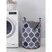 East Urban Home Ambesonne Abstract Laundry Bag, Vertical & Horizontal Shapes Stripes & Dots Dashes Mix Pattern | 19 H x 13 W in | Wayfair